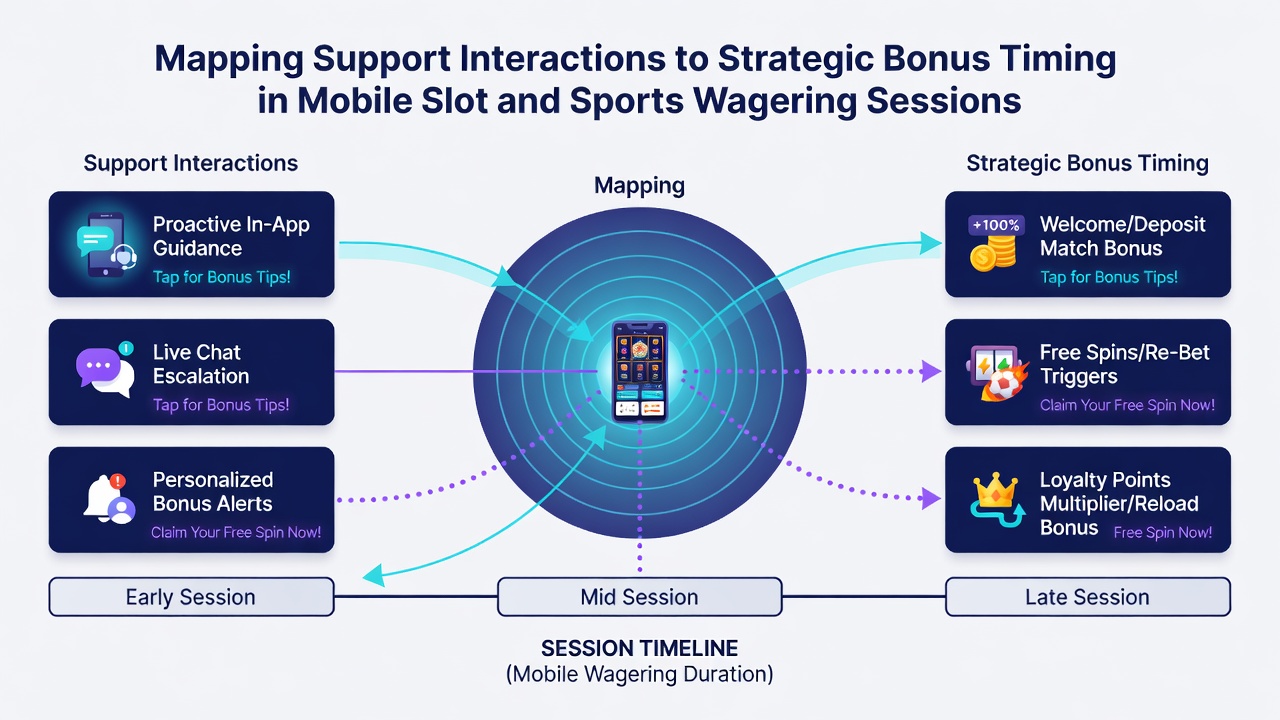 Analyse-Dashboard mit Support-Interaktionen und Bonus-Timing in einer mobilen Wett-App